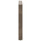vidaXL Coffee Table Legs Natural Steel 2 pcs 70x(72-73) cm Steel