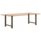 vidaXL Coffee Table Legs Natural Steel 2 pcs 70x(72-73) cm Steel