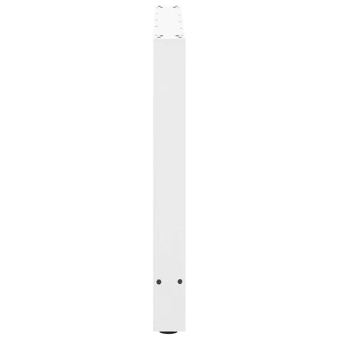 vidaXL Coffee Table Legs White 2 pcs 80x(72-73) cm Steel