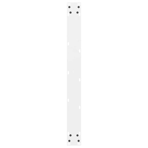 vidaXL Coffee Table Legs White 2 pcs 80x(72-73) cm Steel