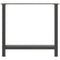 vidaXL Coffee Table Legs Anthracite 2 pcs 80x(72-73) cm Steel