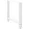 vidaXL Dining Table Legs White 2 pcs 90x(72-73) cm Steel