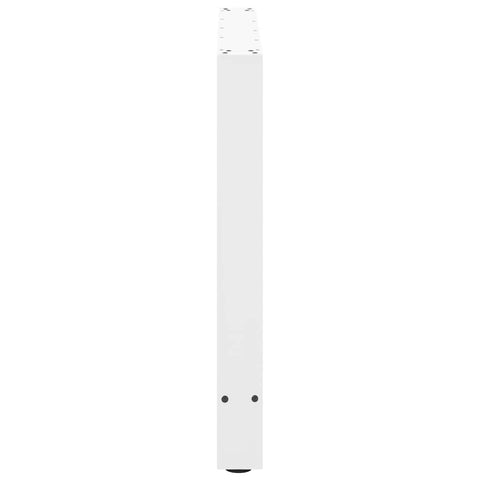 vidaXL Dining Table Legs White 2 pcs 90x(72-73) cm Steel