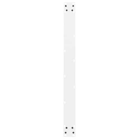 vidaXL Dining Table Legs White 2 pcs 90x(72-73) cm Steel