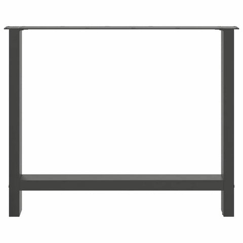 vidaXL Coffee Table Legs Anthracite 2 pcs 90x(72-73) cm Steel