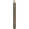vidaXL Coffee Table Legs Natural Steel 2 pcs 90x(72-73) cm Steel