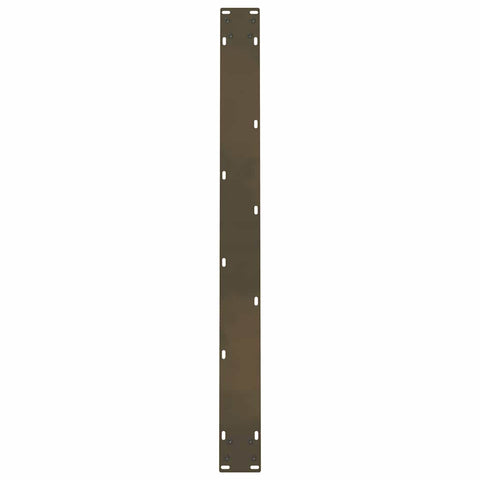 vidaXL Coffee Table Legs Natural Steel 2 pcs 90x(72-73) cm Steel