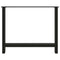 vidaXL Coffee Table Legs Black 2 pcs 100x(72-73) cm Steel