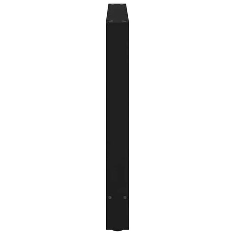 vidaXL Coffee Table Legs Black 2 pcs 100x(72-73) cm Steel
