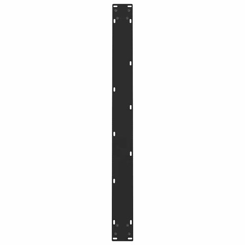 vidaXL Coffee Table Legs Black 2 pcs 100x(72-73) cm Steel