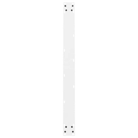 vidaXL Dining Table Legs White 2 pcs 100x(72-73) cm Steel