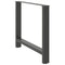 vidaXL Coffee Table Legs Anthracite 2 pcs 100x(72-73) cm Steel