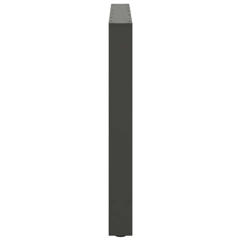 vidaXL Coffee Table Legs Anthracite 2 pcs 100x(72-73) cm Steel