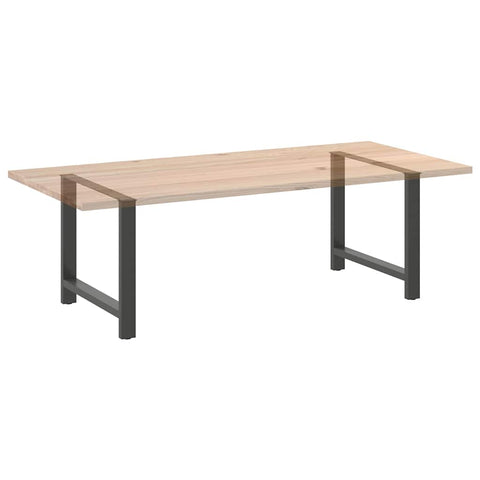 vidaXL Coffee Table Legs Anthracite 2 pcs 100x(72-73) cm Steel