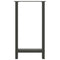 vidaXL Bar Table Legs Anthracite 2 pcs 40x(90-91) cm Steel