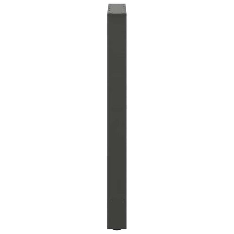 vidaXL Bar Table Legs Anthracite 2 pcs 40x(90-91) cm Steel
