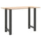 vidaXL Bar Table Legs Anthracite 2 pcs 40x(90-91) cm Steel