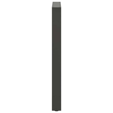 vidaXL Bar Table Legs Anthracite 2 pcs 60x(90-91) cm Steel