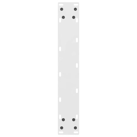 vidaXL Bar Table Legs White 2 pcs 50x(100-101) cm Steel