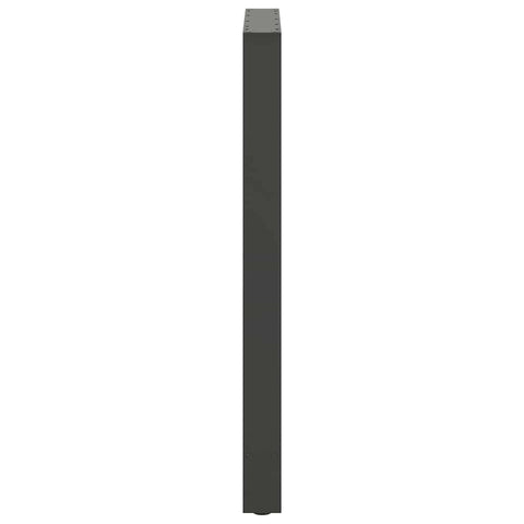 vidaXL Bar Table Legs Anthracite 2 pcs 60x(100-101) cm Steel