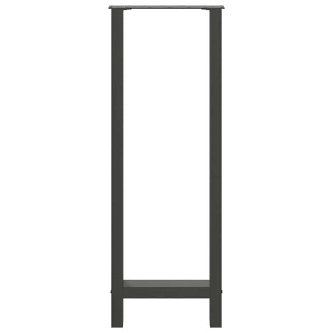 vidaXL Bar Table Legs Anthracite 2 pcs 50x(110-111) cm Steel
