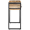 vidaXL Console Table 100x35x75 cm Solid Rough Wood Mango