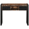 vidaXL Console Table Multicolour 100x35x75 cm Solid Wood Reclaimed