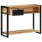 vidaXL Console Table 100x35x75 cm Solid Rough Wood Mango