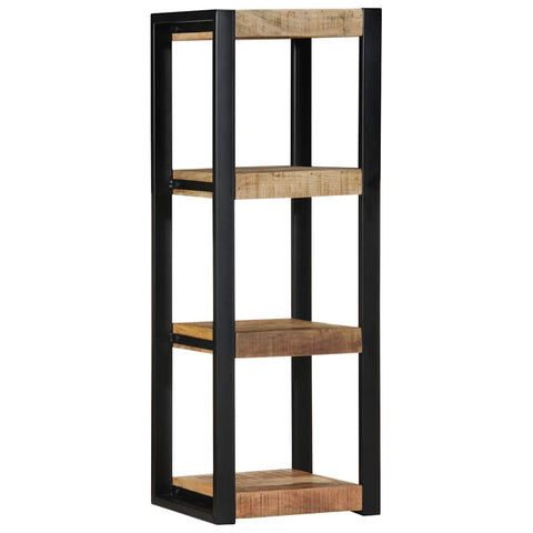 vidaXL Wall Shelf 35x35x100 cm Solid Rough Wood Mango