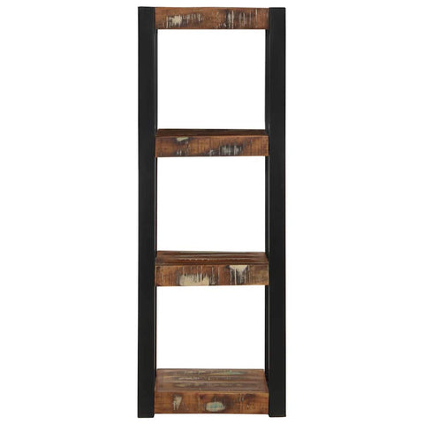 vidaXL Wall Shelf Multicolour 35x35x100 cm Solid Wood Reclaimed