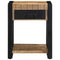 vidaXL Side Table 40x40x50 cm Solid Rough Wood Mango