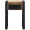 vidaXL Side Table 35x35x50 cm Solid Rough Wood Mango