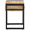 vidaXL Side Table 35x35x50 cm Solid Rough Wood Mango