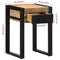 vidaXL Side Table 35x35x50 cm Solid Rough Wood Mango