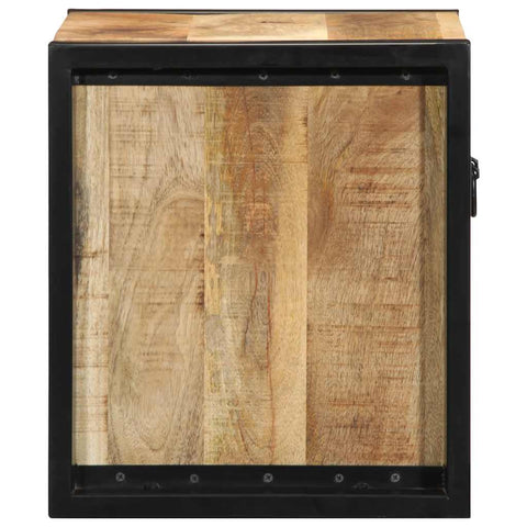 vidaXL Bedside Cabinets 2 pcs 40x35x40 cm Solid Rough Wood Mango