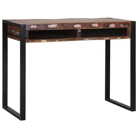 vidaXL Dressing Table Multicolour 100 x 50 x 75 cm Solid Reclaim wood