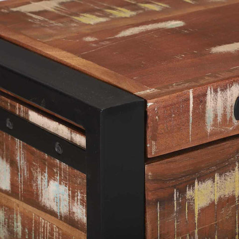 vidaXL Storage Chests Brown 80 x 30 x 30 cm Solid Reclaim wood