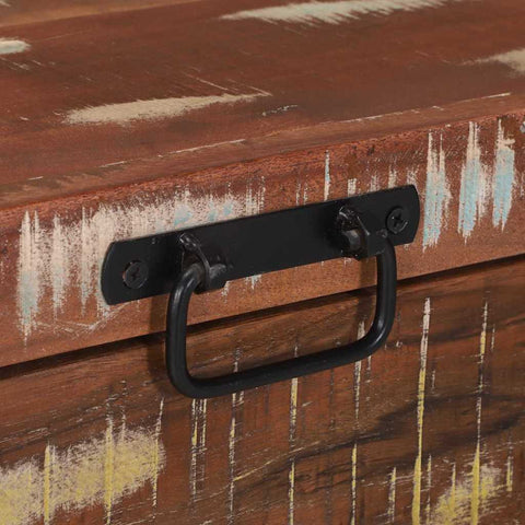 vidaXL Storage Chests Brown 80 x 30 x 30 cm Solid Reclaim wood