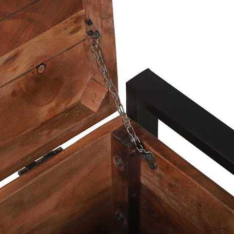 vidaXL Storage Chests Brown 80 x 30 x 30 cm Solid Reclaim wood