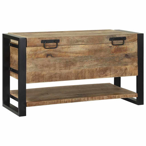 vidaXL Storage Box with Storage Brown 80 x 35 x 45 cm Solid Mango wood