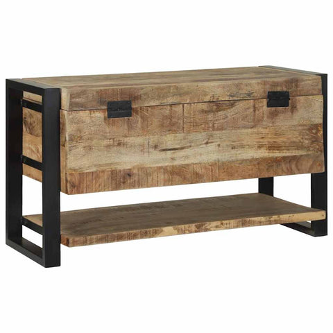 vidaXL Storage Box with Storage Brown 80 x 35 x 45 cm Solid Mango wood