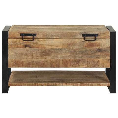 vidaXL Storage Box with Storage Brown 80 x 35 x 45 cm Solid Mango wood