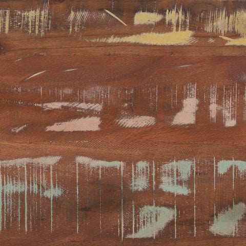 vidaXL Bench Multicolour 100 x 35 x 45 cm Solid Reclaim wood