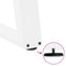 vidaXL Coffee Table Legs U-Shaped 2 pcs White 40x(30-31) cm Steel