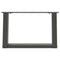 vidaXL Coffee Table Legs U-Shaped 2 pcs Anthracite 50x(30-31) cm Steel