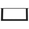 vidaXL Coffee Table Legs U-Shaped 2 pcs Black 60x(30-31) cm Steel