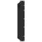 vidaXL Coffee Table Legs U-Shaped 2 pcs Black 60x(30-31) cm Steel
