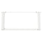 vidaXL Coffee Table Legs U-Shaped 2 pcs White 60x(30-31) cm Steel