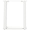 vidaXL Coffee Table Legs U-Shaped 2 pcs White 28x(42-43) cm Steel
