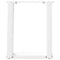 vidaXL Coffee Table Legs U-Shaped 2 pcs White 38x(42-43) cm Steel